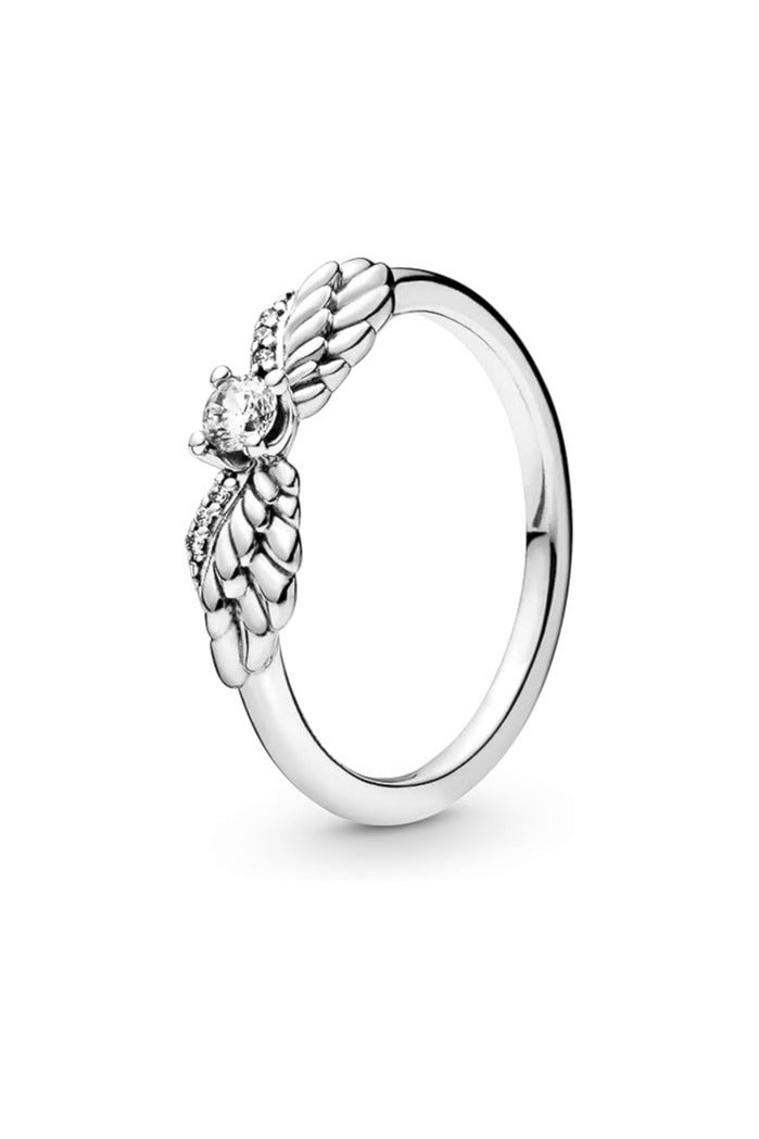 PANDORA Angel Wing Sterling Silver Ring with Clear Cubic Zirconia - Image 3