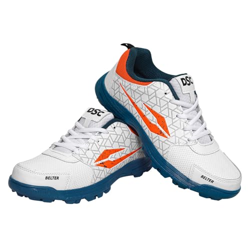DSC Belter Cricket Shoes for Mens, Size-8, Teal Blue - Image 1