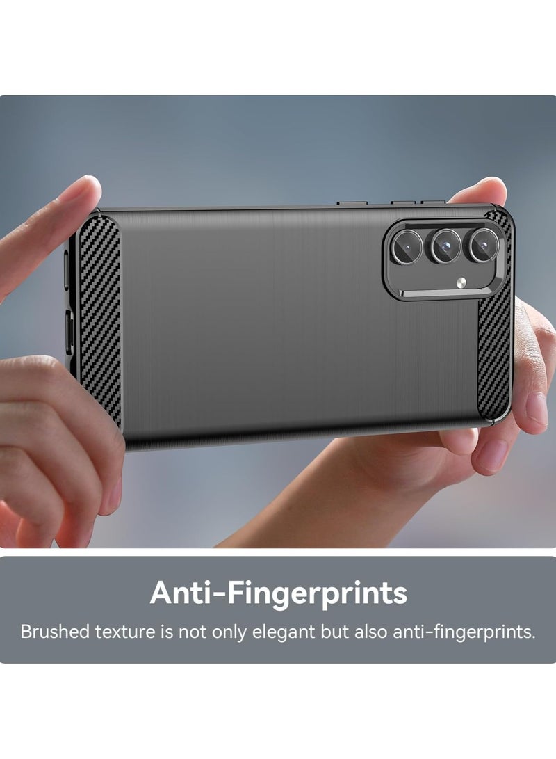 عام حافظة متوافقة مع حافظة سامسونج جالاكسي إم 55 ، حافظة واقية فائقة النحافة من ألياف الكربون مقاومة للصدمات من السيليكون مقاومة للخدش لهاتف سامسونج جالاكسي إم 55 - Image 5