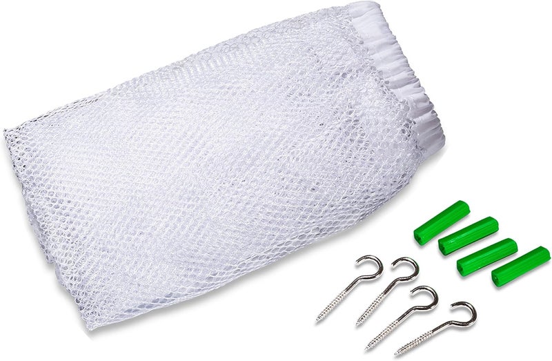 Handy Laundry Jumbo Toy Hammock White Organize Stuffed Animals  Childrens Toys with this Mesh Hammock Great Decor Neatly Organizing Kids Toys and Stuffed Animals Expands to 55 feet 2Pack - Image 5