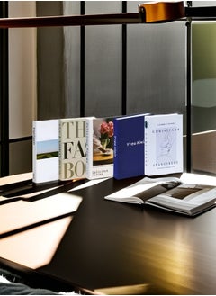 NIBEMINENT 5 Pieces Decorative Books, Faux Books with Hidden Storage, Decorative Books for Bookshelf Coffee Table, Decorative Book Boxes, Hollow Books for Living Room  - Image 3