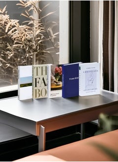 NIBEMINENT 5 Pieces Decorative Books, Faux Books with Hidden Storage, Decorative Books for Bookshelf Coffee Table, Decorative Book Boxes, Hollow Books for Living Room  - Image 2