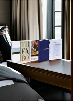 NIBEMINENT 5 Pieces Decorative Books, Faux Books with Hidden Storage, Decorative Books for Bookshelf Coffee Table, Decorative Book Boxes, Hollow Books for Living Room  - Image 5