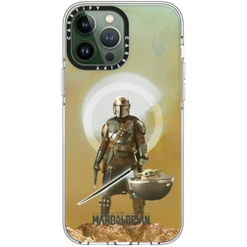 Casetify Clear iPhone 13 Pro Max Case 【Mandalorian Co-Lab/Not Yellowing / 6.6ft Drop Protection/Compatible with Magsafe】 - A Clan of Two - Clear - Image 3