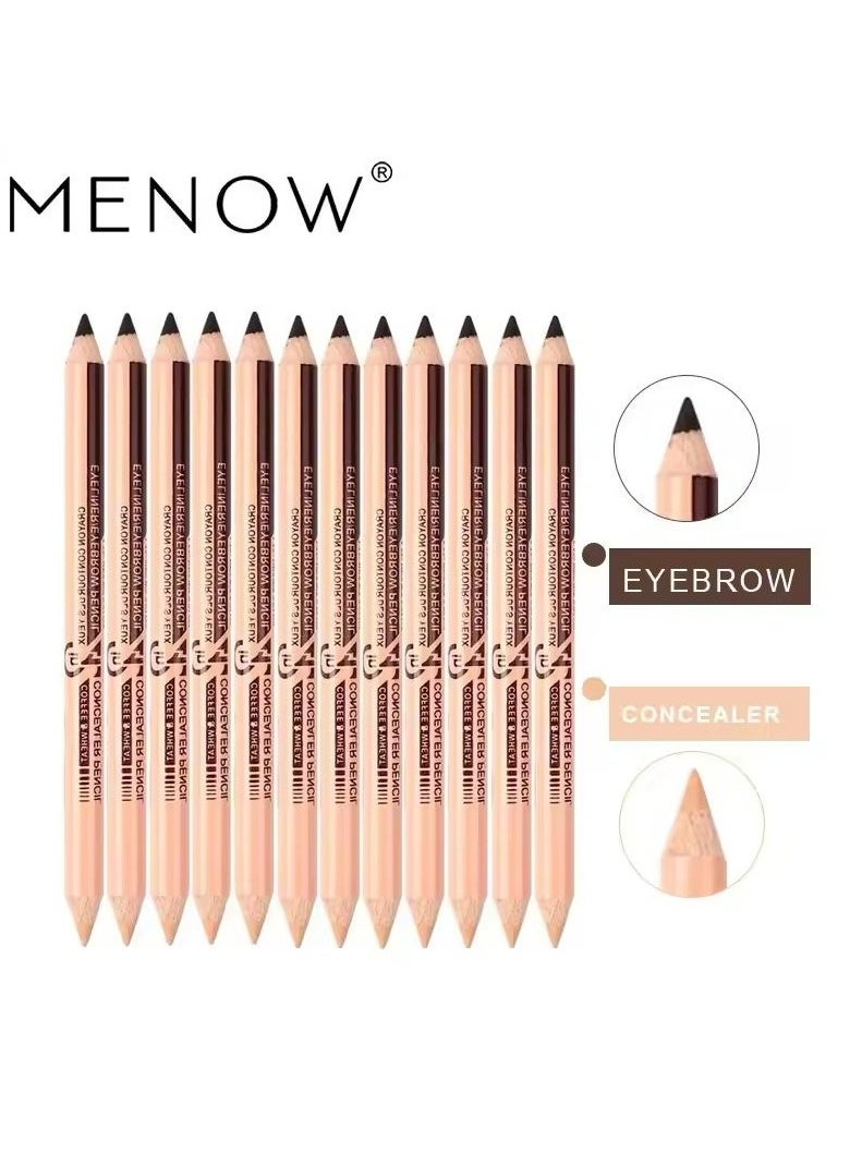 Me Now Multifunctional Eyeliner Eyebrow Pencil Concealer 02 Brown  - Image 5