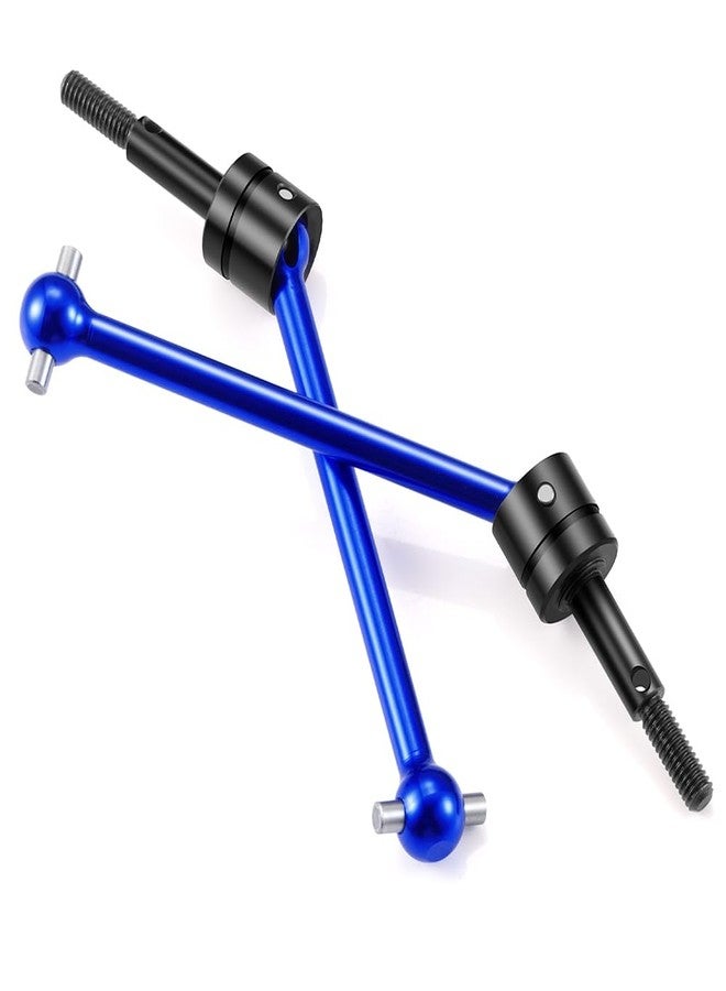 MOHERO 2Pcs RC Front Rear Universal CVD Driveshaft Metal Dogbone Joint for TT02B 1/10 Off-Road Buggy Upgrade Parts (Blue) - Image 5