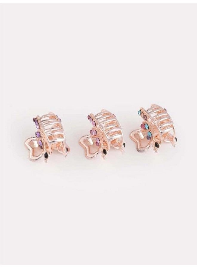 HAPPYMATES Metal Hair Clips for Women Stylish Latest - PACK of 6, small Size Clutcher for Women Hair, Claw Clip for Girls, Hair Clutches for Women, Hair Accessories for Women MultiColor - Image 2