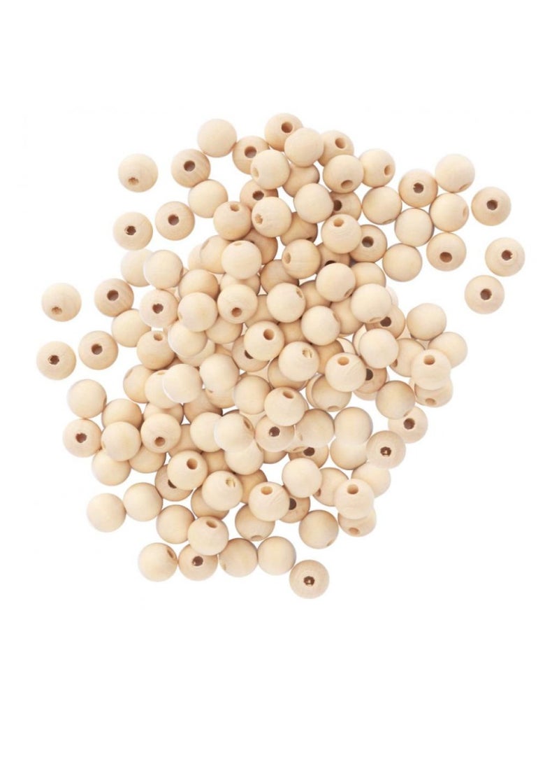 Alissa True color, 14mm-60pcs Wood Beads Natural Unfinished Round Wooden Loose Beads Wood Spacer Beads for Craft Making Decorations and DIY Crafts  - Image 4
