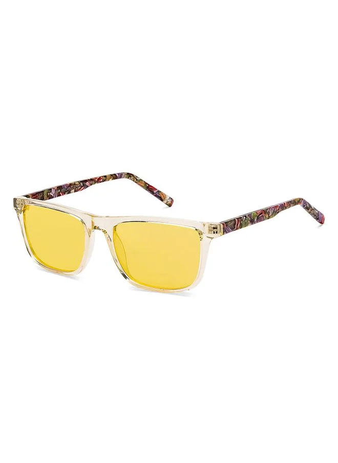 فينسينت تشيس Women's Full Rim Rectangular In Bloom Branded Latest And Stylish Sunglasses Polarized And 100% UV Protected Women Large VC S16661