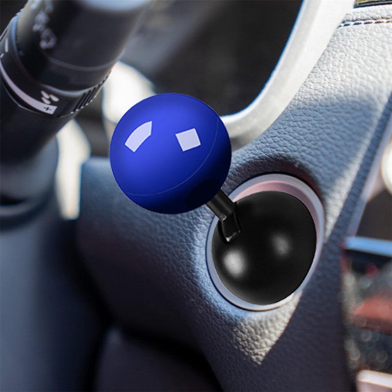 Push Start Button Cover Blue Zinc Alloy High-temperature Baking Paint - Retro Arcade Rocker Design Quick Installation Car Push to Start Button for Most Vehicle Interiors, Computer Hosts and Electrical - Image 3