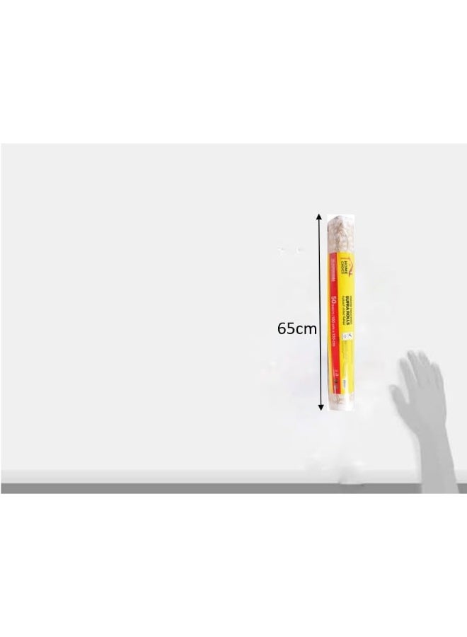 HOME CHOICE 50-Pieces Sheet Sufra Roll, Size 100x130 cm, LD Disposable Printed Sufra, Sufra Roll, Table Cover, Perforated Plastic - Image 2