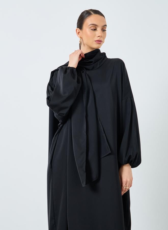 تايك تو عباية بأكمام طويلة بغطاء رأس وجيوب مزدوجة - Image 3