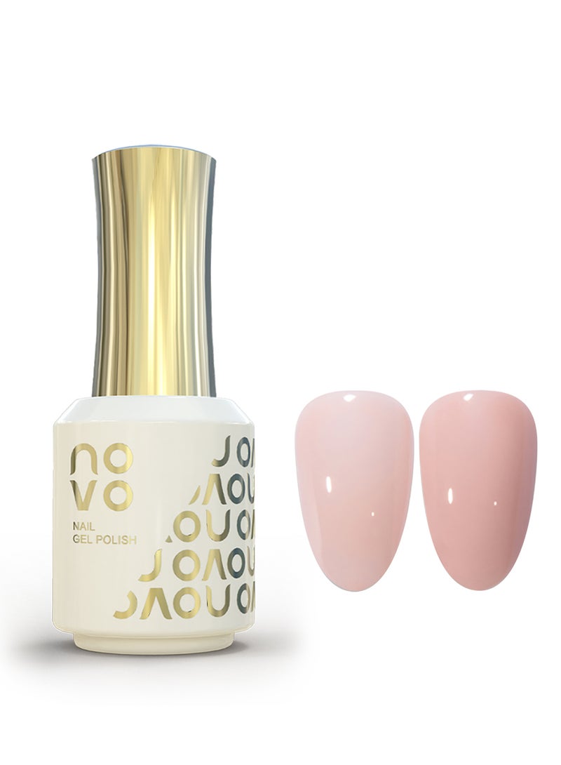 Novo 3-in-1 One Step Gel Polish, No Base&Top Needed, Soak-Off UV LED Cure Nail Art Manicure DIY Home 12ml-NG05# Dusty Rose Pink - Image 1