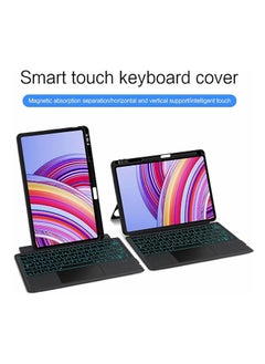 General Keyboard case for Redmi Pad Pro 12.1-inch, 7-color backlit, detachable magnetic wireless Bluetooth keyboard  - Image 4