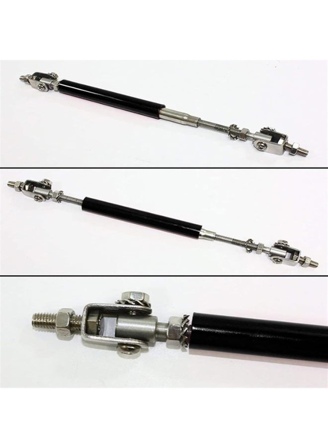 2PCS Adjustable 8-11 Splitter Strut Rods, Automotive Front Lip Strut Rod Bumper Splitter Universal Tie Support Bars Fit for Most Cars (Color : Black) - Image 4