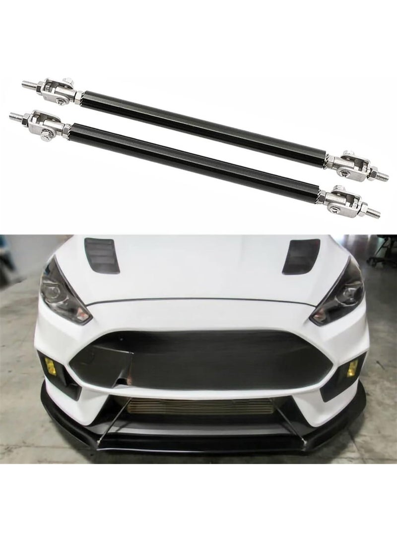 2PCS Adjustable 8-11 Splitter Strut Rods, Automotive Front Lip Strut Rod Bumper Splitter Universal Tie Support Bars Fit for Most Cars (Color : Black) - Image 3