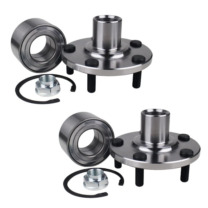 Autoround 518509 Front Wheel Bearing and Hub Assembly Fit for Toyota Camry 19922003 Sienna 9803 Avalon 9504 Solara 9903 Lexus ES300 9203 RX300 9903 5 Lugs NonABS Set of 2