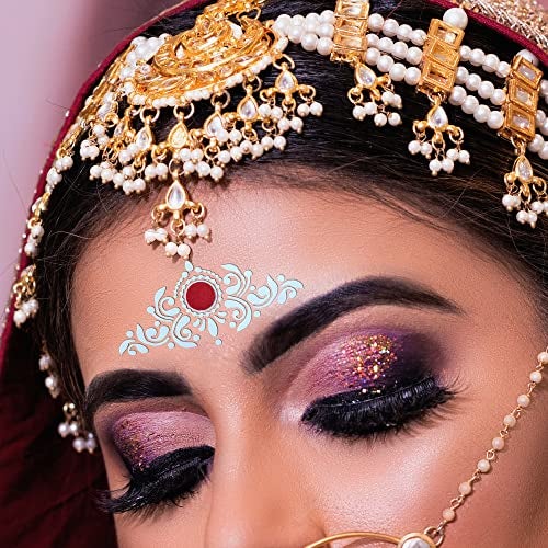 Comet Busters Traditional Bridal Bengali Wedding Bindi For Women (BENGALI-1) (BV1979) - Image 4