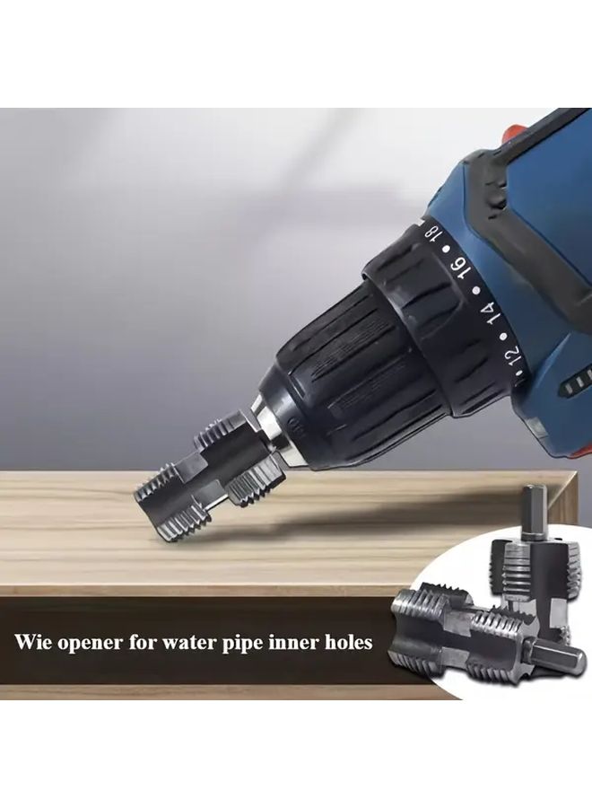 Electric Pipe Threading Kit 1 Set PVC Plastic Water Pipe Thread Tap and Die Set for 1 2 3 4 1 Inch Sizes Professional Plumbing Tools - Image 5