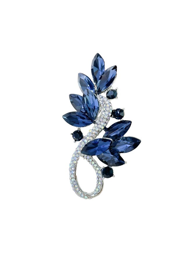 Luxury crystal personality brooch women's new full diamond corsage - Image 2