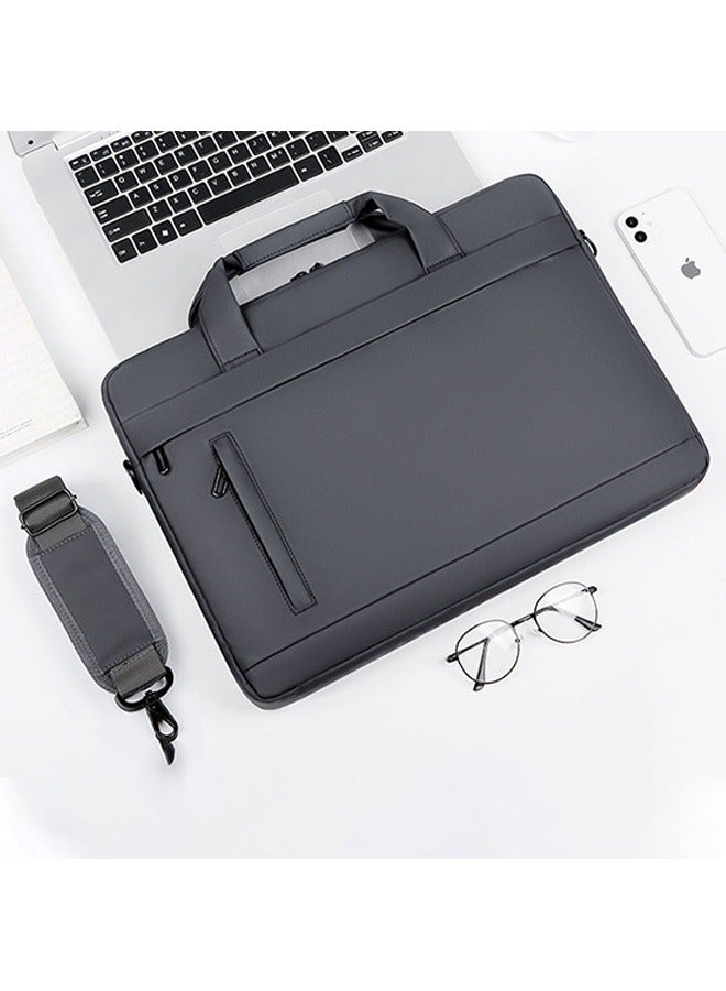 Hihonor 15.6 Inch Laptop Bag Lightweight Computer Bag Travel Business Handbag Briefcase Water Resistance Shoulder Messenger Bag for Men and Women Work Office - Image 2