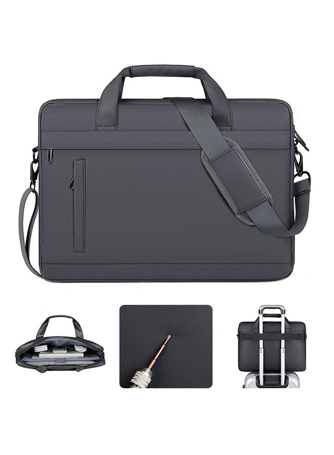 Hihonor 15.6 Inch Laptop Bag Lightweight Computer Bag Travel Business Handbag Briefcase Water Resistance Shoulder Messenger Bag for Men and Women Work Office - Image 1