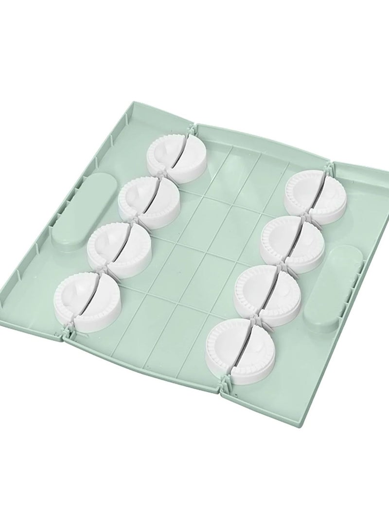 أداة صنع الزلابية المنزلية المصنوعة يدويًا يمكن أن تصنع 8 فطائر في وقت واحد، قوالب خبز المعجنات وإكسسوارات المطبخ (أخضر) - Image 1