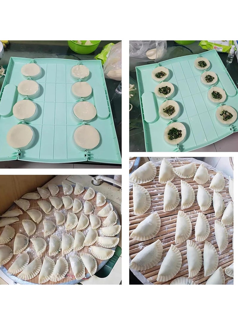 أداة صنع الزلابية المنزلية المصنوعة يدويًا يمكن أن تصنع 8 فطائر في وقت واحد، قوالب خبز المعجنات وإكسسوارات المطبخ (أخضر) - Image 4