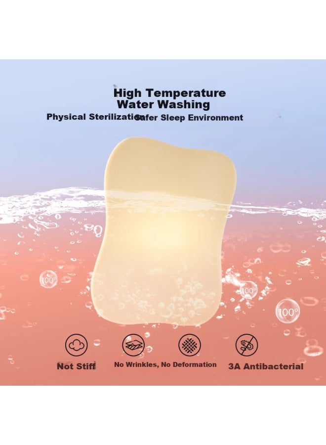 Cory Newborn Cloud Pillow, Summer Antibacterial, For 0-6 Months To 3 Years Old Babies, Moisture-wicking, Breathable, Washable, Spine-protecting Pillow - Image 2