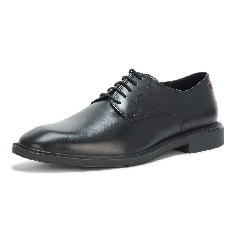 HUGO Brushed Leather Derby Dress Shoe, Black Jade, 11 - Image 5