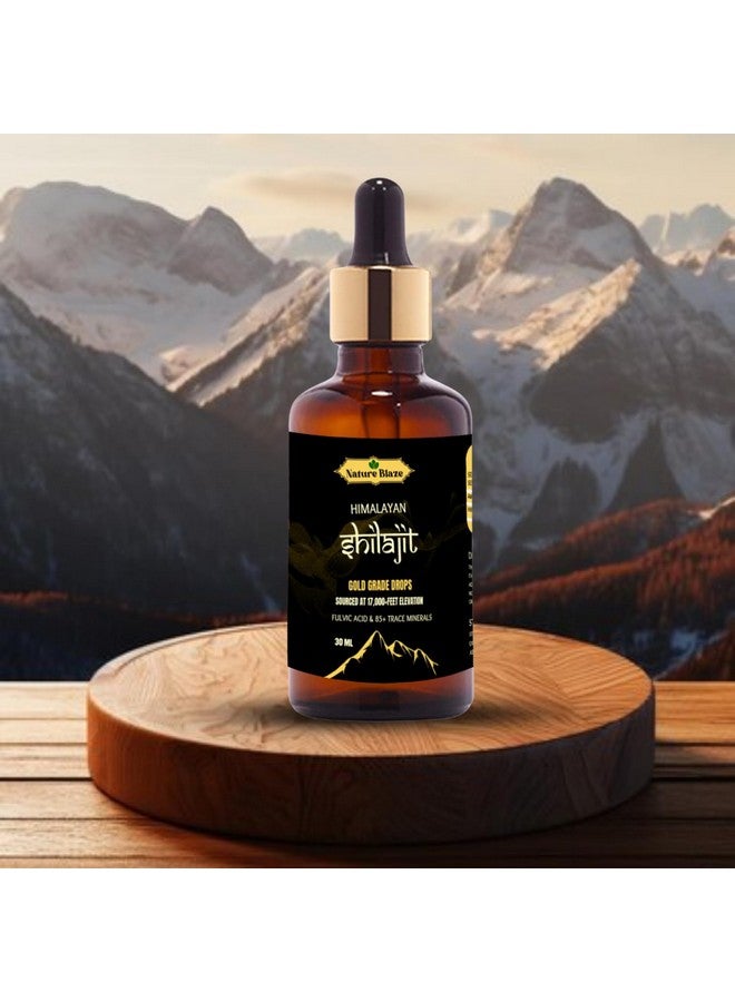 Nature Blaze Organic Himalayan Shilajit Drops for Men & Women (30Ml / 1.0 Oz) - Image 2