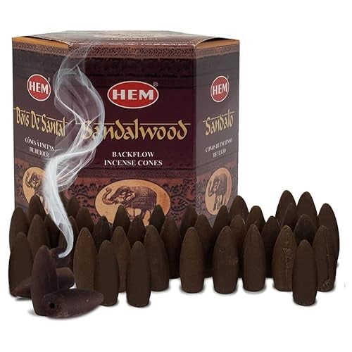 TRUMIRI Sandalwood Backflow Incense Cones for Waterfall Inciensos Aromaticos|Incienso|Inciense|Insienso - Image 1