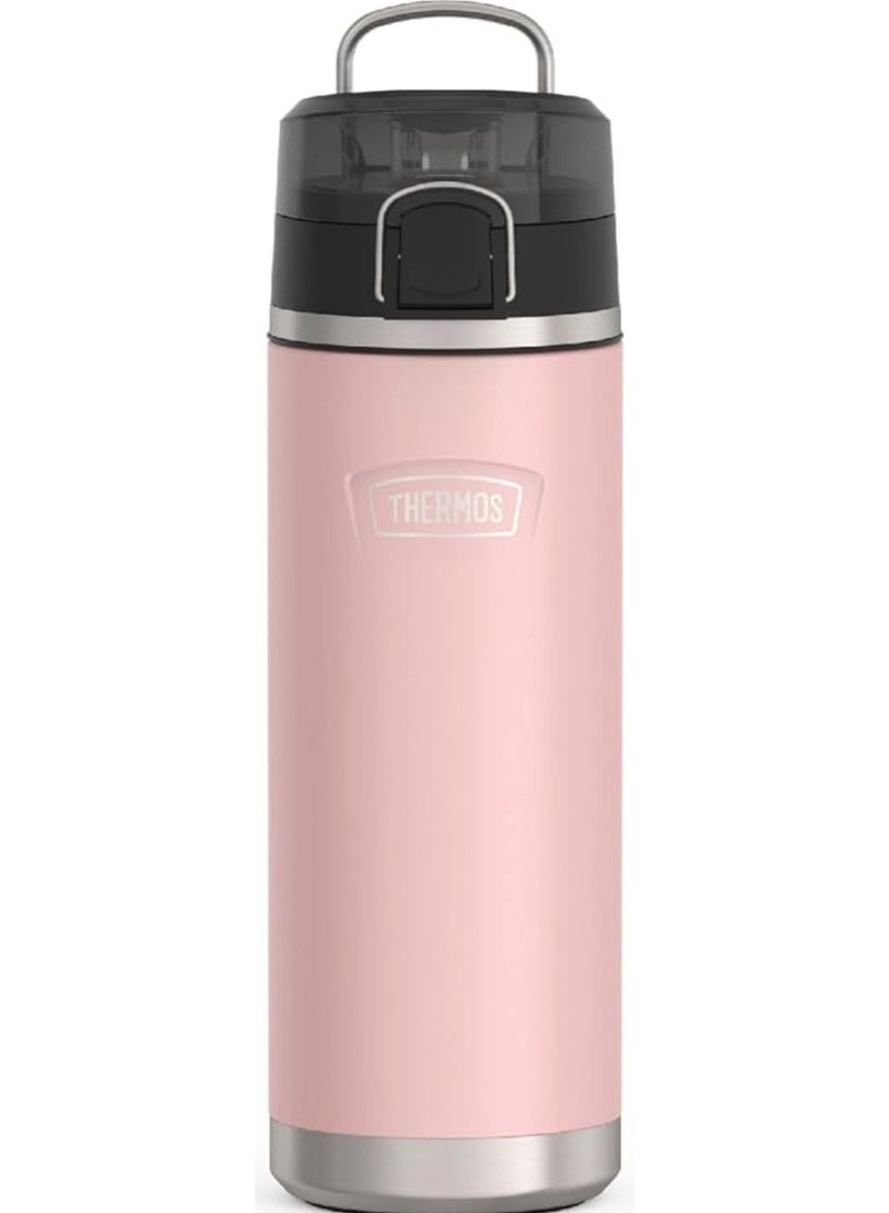 THERMOS ICON SERIES BY Stainless Steel Water Bottle with Spout 24 Ounce, Sunset Pink - Image 1