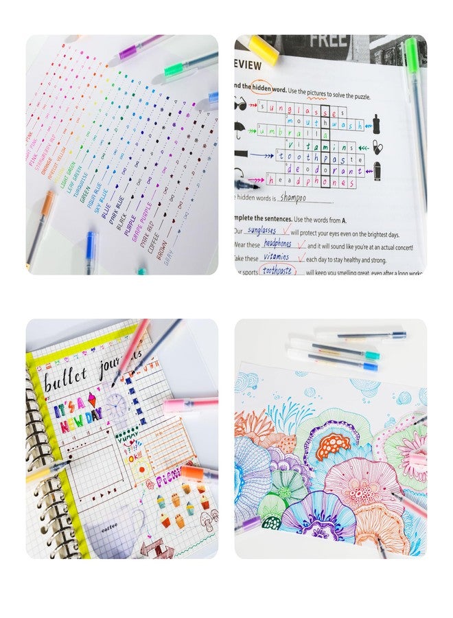 HANKU 28Pcs Colored Bible Pens No Bleed Through,0.5mm Fine Point Smooth Writing Pens,Quick Drying Colored Gel Ink Pen for Journaling,Note Taking,Writing,Office School Supplies,Japanese Stationery - Image 5