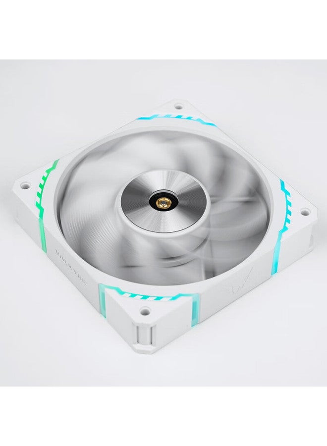 Valkyrie S12r-w Max Vk Fdb Bearing, Secondary Dynamic Balance, 3300rpm, Three-stage Adjustment, 12cm Lcp Performance Anti-thrust Fan, 4pin Pwm, Argb Lighting Effects - Image 3