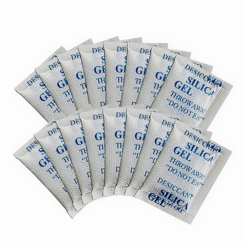 Thea Silica Gel White/Desiccant/Moisture Sbsorbr/Moistur Absorbent Rechargeable Desiccant Dehumidifiers Bags for Electronics, Clothes, Shoes, Jewelry, Spices, Tools and More Silica Gel Packets(250) - Image 1