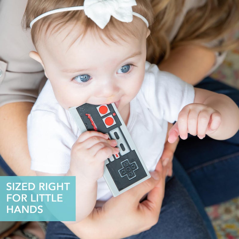 Bumkins Teething Freezer Toys (Nintendo Remote) Teether for Babies - Relief for Gums, For 3 Months Up, Freezable Silicone - Image 2