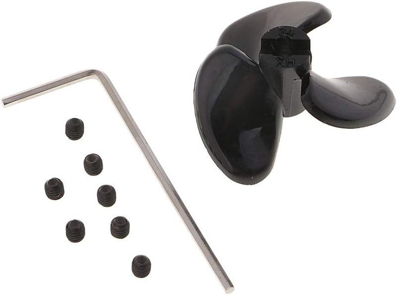 klarako RC Boat Parts Set Shaft Kit R 3mm Shaft+ Sleeve+ Propeller + Coupler Joint - for 3.17mm motor shaft, 8x8x200mm - Image 3