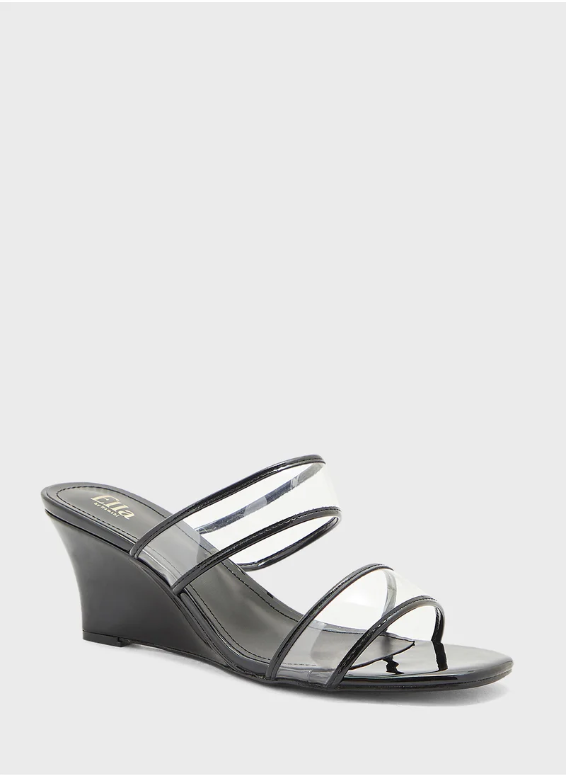 ايلا Clear Strap Wedge Sandal