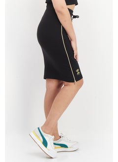 adidas Originals Women Sportswear Fit Drawstring Outdoor Mini Skirt, Black  - Image 5
