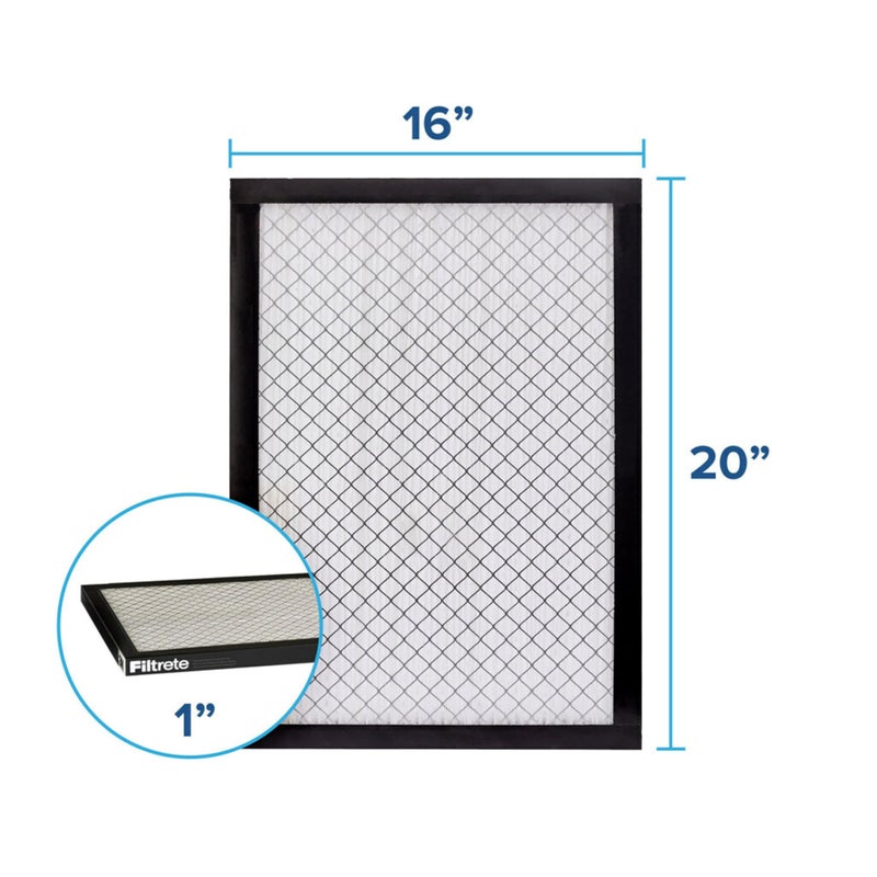 Filtrete 16x20x1 AC Furnace Air Filter, MERV 14, MPR 2500, High Performance Premium Allergen, Ultrafine Particles, Bacteria & Virus Filter, CERTIFIED Asthma & Allergy Friendly, 4-Pack - Image 2