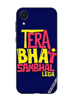 Protective Case Cover For Samsung Galaxy A03 Core Tera Bhai Sambhal Lega Hindi Quots Design Multicolour