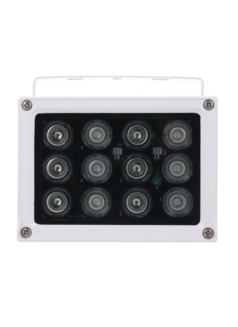 12-Piece Array IR LED Light Set White 14.50x9.80x12.70centimeter