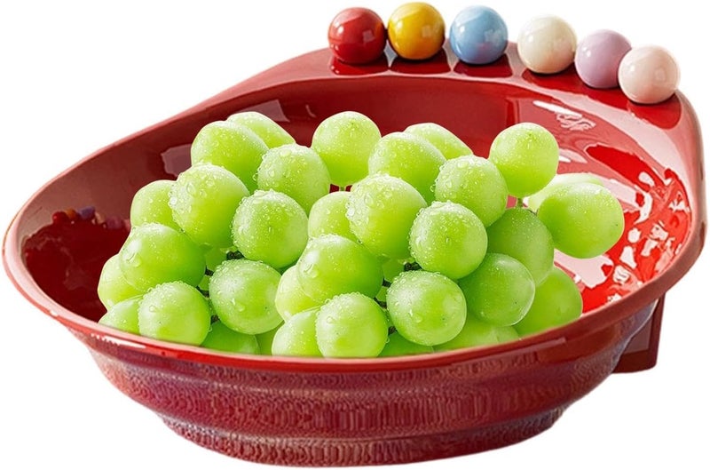 Snack Bowl with Forks | 6 Forks Included Large Capacity – Kitchen Serving Bowl Fruit, for at Home, Family Gatherings, Snacks and Tight Spaces - Image 1