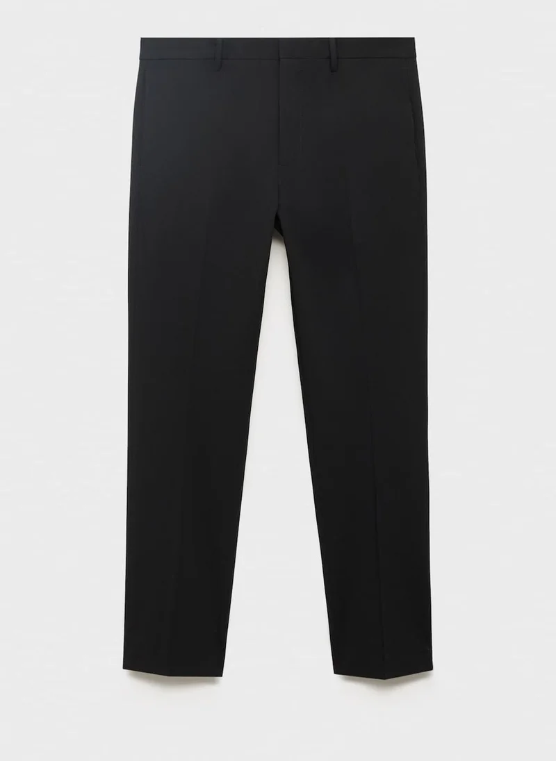 Mango Man Stretch Fabric Super Slim-Fit Suit Trousers