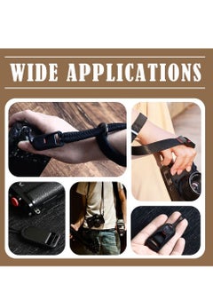 Y&D 2 Pcs Camera Straps Quick Release Adapter Strap Connector with Base Multifunctional Bulletproof Wrist Extra Strong and Durable Suitable for SLR GOPRO Action Black  - Image 5