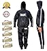 RAD Heavy Duty Sweat Suit Sauna Exercise Gym Suit Fitness, Weight Loss for Men/Women. Non Rip, with Hood (White, 6XL) - Image 2