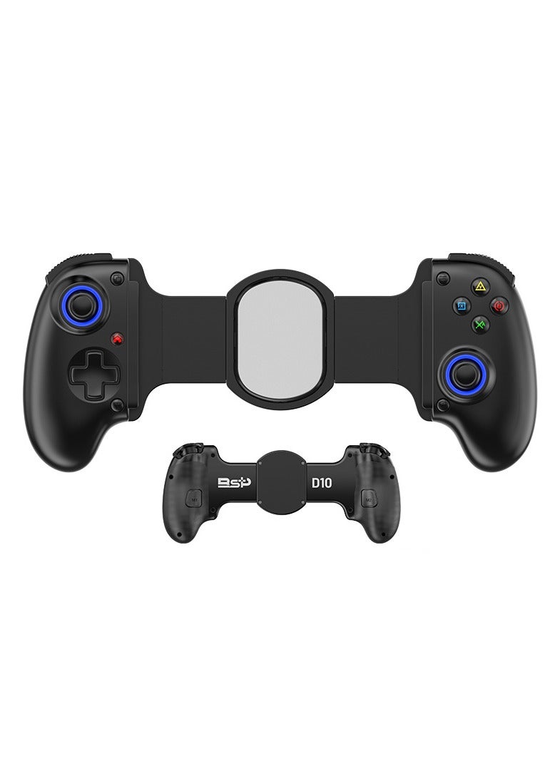 وحدة تحكم ألعاب التبريد D10 القابلة للتمديد Delta لأجهزة PS4 وAndroid وiOS والأجهزة اللوحية وSwitch وXbox Streaming Controller (أسود) - Image 1