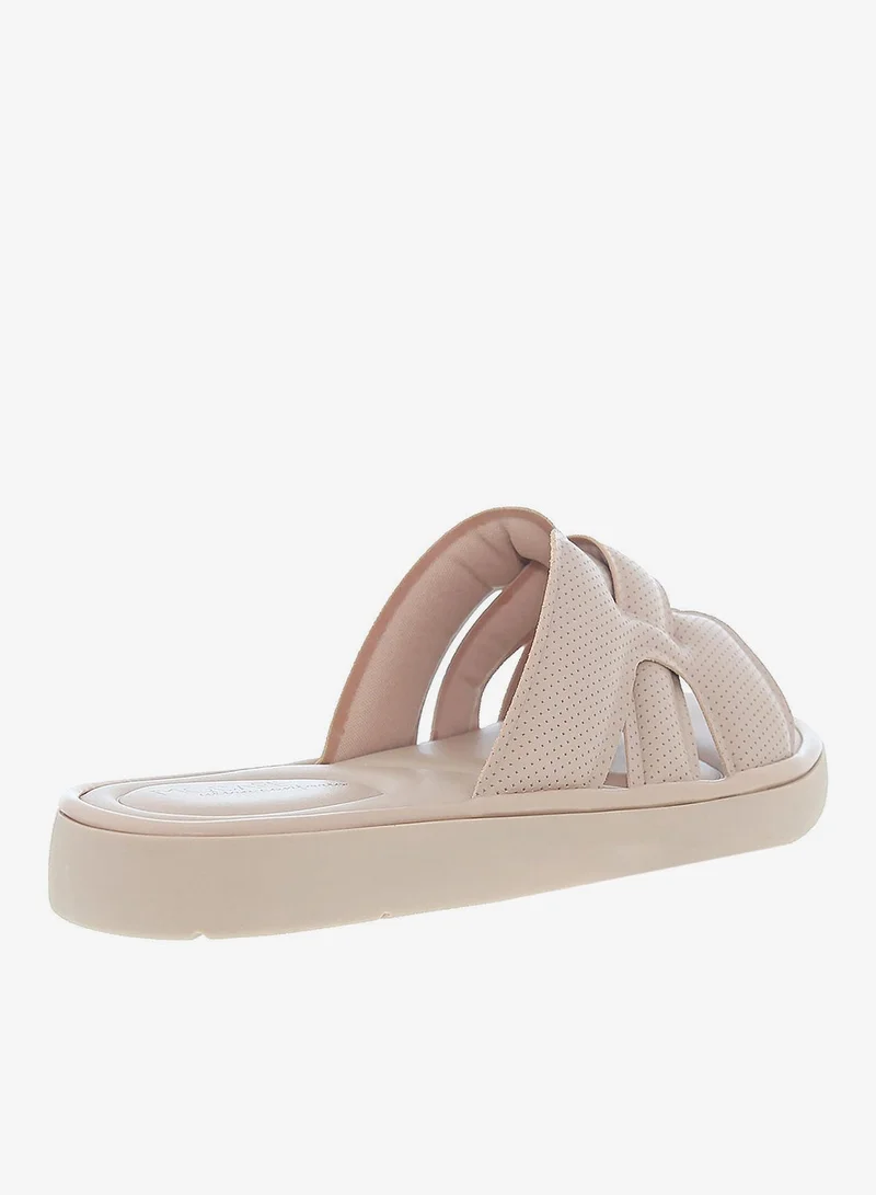 Modare Beige Modare Women’s Flat Summer Footwear – Lightweight Slip-On Comfort with Stylish Casual Design for Women | Best Price UAE