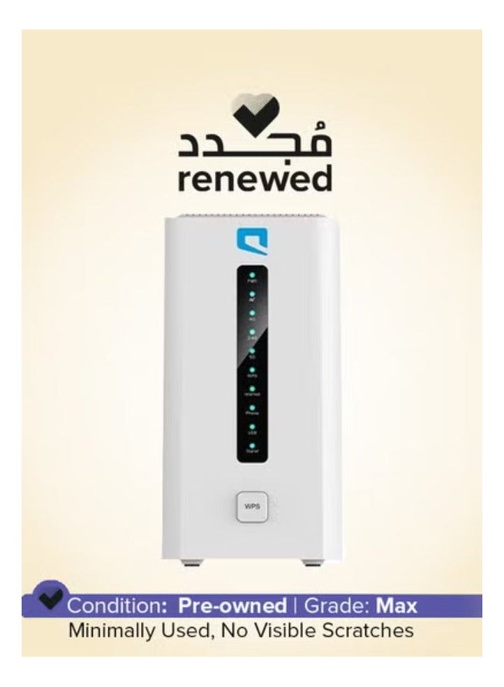 موبايلي 4500 mAh Renewed – Air Fiber 5G Router | Wi-Fi 6 AX1800 | Up to 1800 Mbps Wi-Fi Speed | Up to 5 Gbps 5G Download Speed | Connects Up to 32 Devices | Supports All Networks (STC, Mobily, Zain) | DWR-2000M/MOB | White white - Image 1